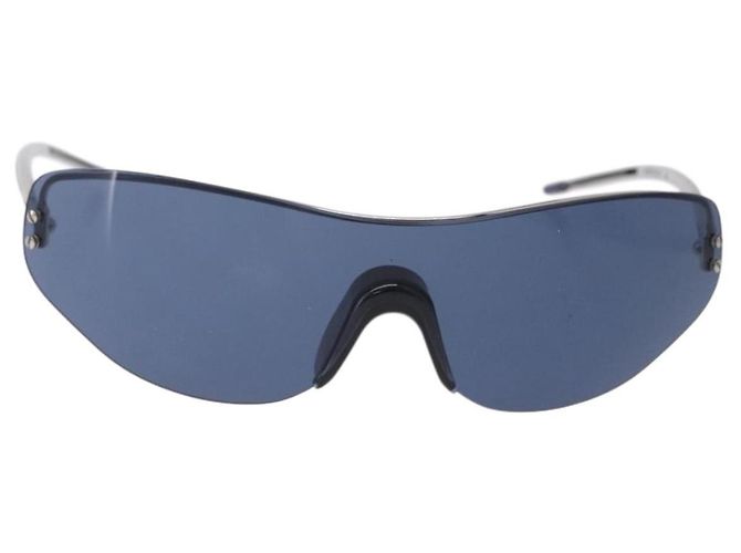 Gafas de sol LOUIS VUITTON LV Cup 2000 Metal Blue Silver LV Auth BA15455V Plata Azul - vista 13
