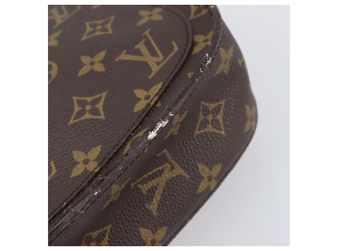LOUIS VUITTON Monogram Saint Cloud GM Shoulder Bag M51242 LV Auth ki6795 Monogramma - vista 8
