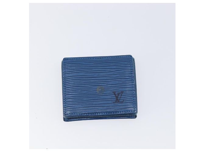 LOUIS VUITTON Epi For iPhone Xs Max Cell Phone Case 4 Set Blue Black Auth 198576 Nero Monogramma - vista 19