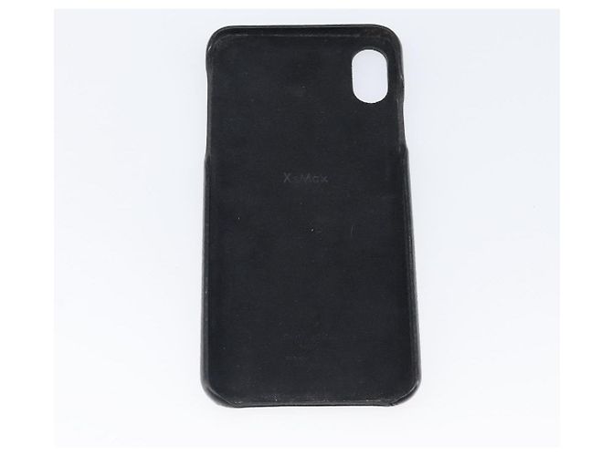 LOUIS VUITTON Epi For iPhone Xs Max Cell Phone Case 4 Set Blue Black Auth 198576 Nero Monogramma - vista 3