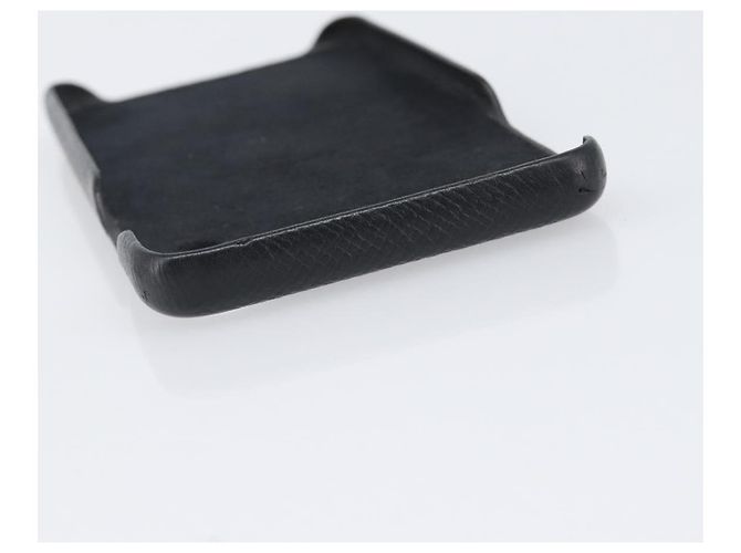 LOUIS VUITTON Epi For iPhone Xs Max Cell Phone Case 4 Set Blue Black Auth 198576 Nero Monogramma - vista 5