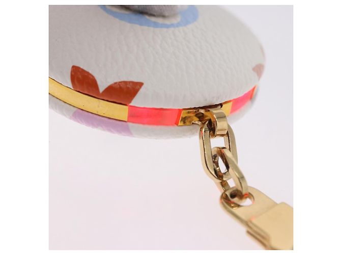 LOUIS VUITTON Monogram Multicolor Astropill Charm White M51911 LV Auth 202032V Bianco - vista 11