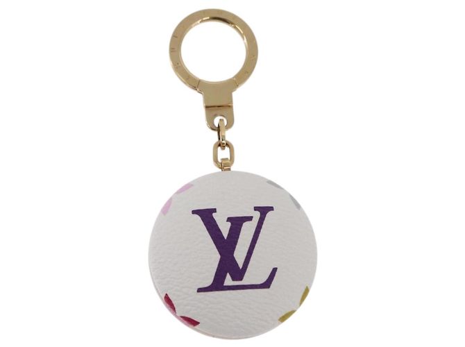 LOUIS VUITTON Monogram Multicolor Astropill Charm White M51911 LV Auth 202032V Bianco - vista 13