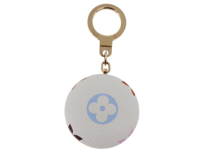 LOUIS VUITTON Monogram Multicolor Astropill Charm White M51911 LV Auth 202032V Bianco - vista 2