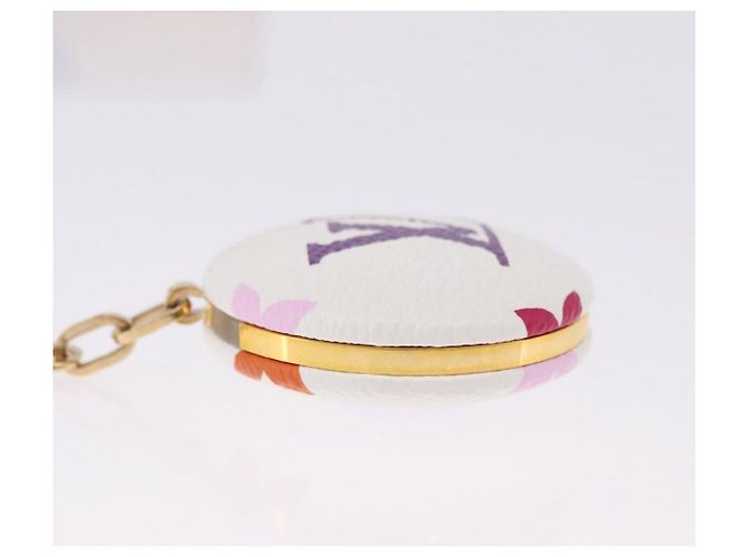 LOUIS VUITTON Monogram Multicolor Astropill Charm White M51911 LV Auth 202032V Bianco - vista 7