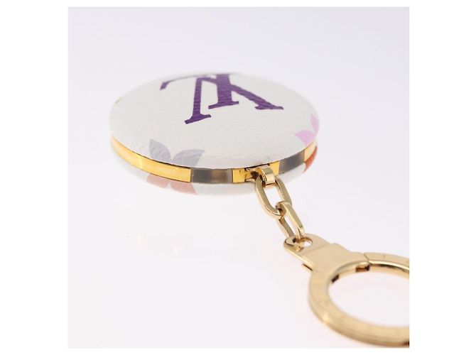 LOUIS VUITTON Monogram Multicolor Astropill Charm White M51911 LV Auth 202032V Bianco - vista 9