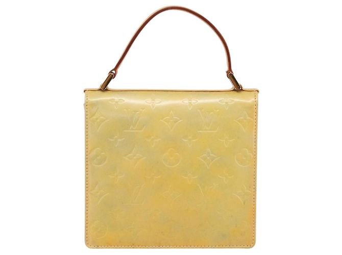 LOUIS VUITTON Monogram Vernis Spring Street Hand Bag Gris M91029 LV Auth 200816 Grigio - vista 2