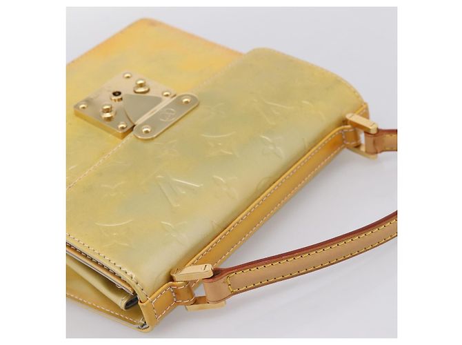 LOUIS VUITTON Monogram Vernis Spring Street Hand Bag Gris M91029 LV Auth 200816 Grigio - vista 6