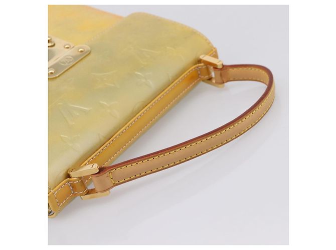 LOUIS VUITTON Monogram Vernis Spring Street Hand Bag Gris M91029 LV Auth 200816 Grigio - vista 7