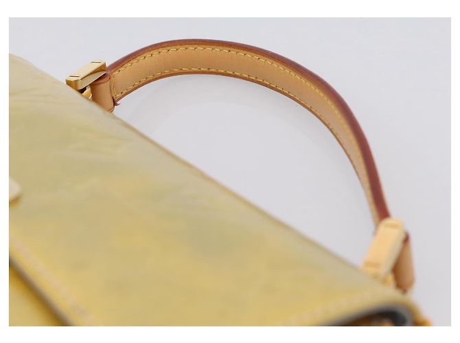 LOUIS VUITTON Monogram Vernis Spring Street Hand Bag Gris M91029 LV Auth 200816 Grigio - vista 8
