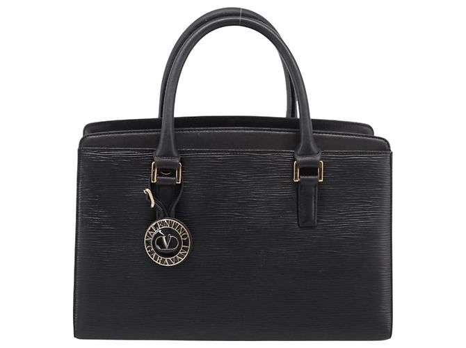 Borsa VALENTINO in pelle nera e oro autentica bs36997 Nero D'oro - vista 13