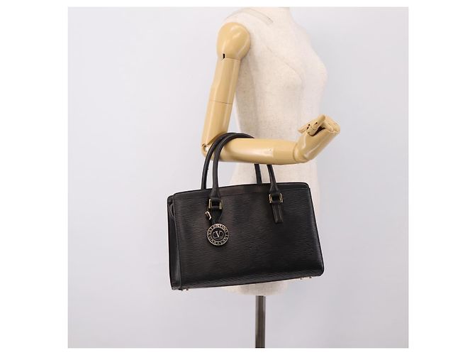 Borsa VALENTINO in pelle nera e oro autentica bs36997 Nero D'oro - vista 23