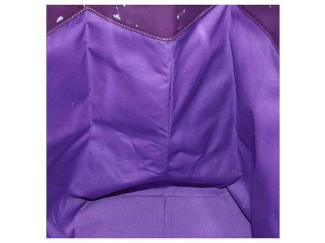 Saco Tote LOUIS VUITTON Monogram Vernis Reade GM Purple M91085 LV Auth BA14860 Roxo - vista 19