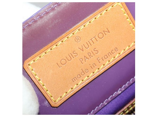 Saco Tote LOUIS VUITTON Monogram Vernis Reade GM Purple M91085 LV Auth BA14860 Roxo - vista 20