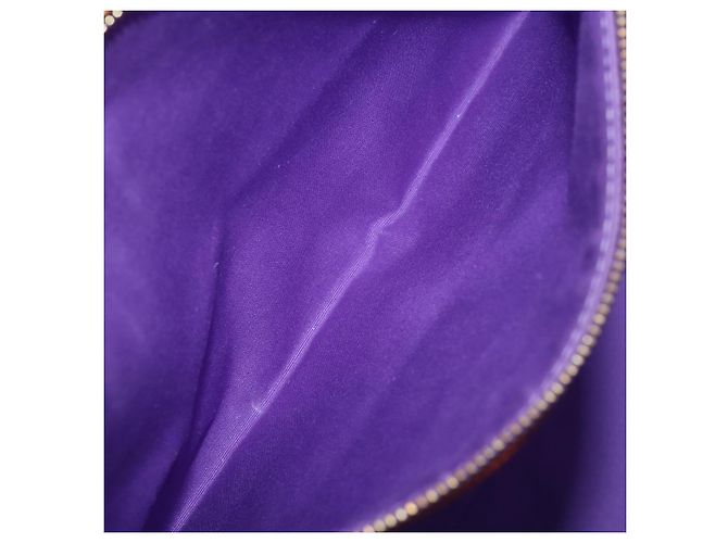 Saco Tote LOUIS VUITTON Monogram Vernis Reade GM Purple M91085 LV Auth BA14860 Roxo - vista 22