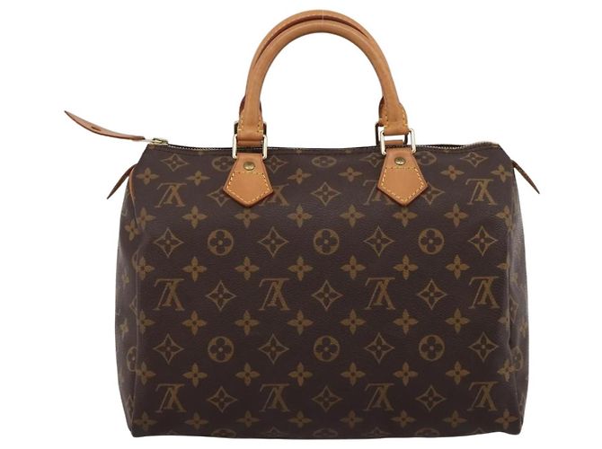 Borsa a mano LOUIS VUITTON Monogram Speedy 30 M41526 LV Auth 197697V Monogramma - vista 2