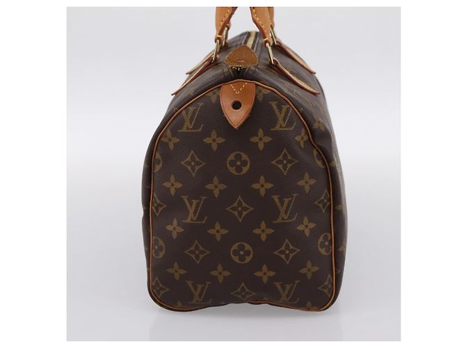 Borsa a mano LOUIS VUITTON Monogram Speedy 30 M41526 LV Auth 197697V Monogramma - vista 4