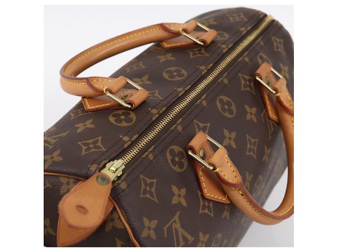 Borsa a mano LOUIS VUITTON Monogram Speedy 30 M41526 LV Auth 197697V Monogramma - vista 6