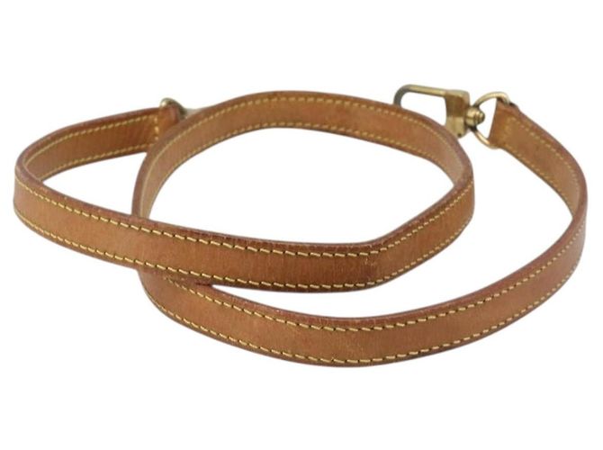 LOUIS VUITTON Nume leather Shoulder Strap Leather 39"" Beige LV Auth 199906 - vista 3