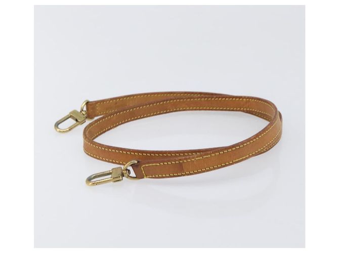 LOUIS VUITTON Nume leather Shoulder Strap Leather 39"" Beige LV Auth 199906 - vista 4