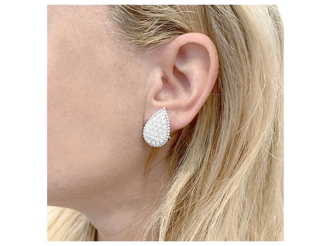 Boucheron "Serpent Bohème motif L" Ohrringe, Weißgold, Diamanten. - Ansicht 5