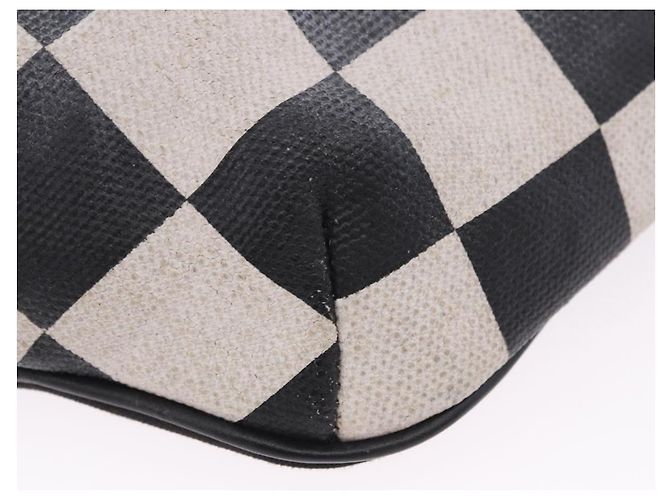 Gürteltasche SAINT LAURENT Beschichtetes Canvas White Black Auth bs36944 Schwarz Weiß - Ansicht 10