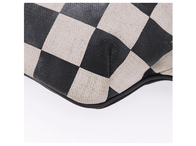 Gürteltasche SAINT LAURENT Beschichtetes Canvas White Black Auth bs36944 Schwarz Weiß - Ansicht 15