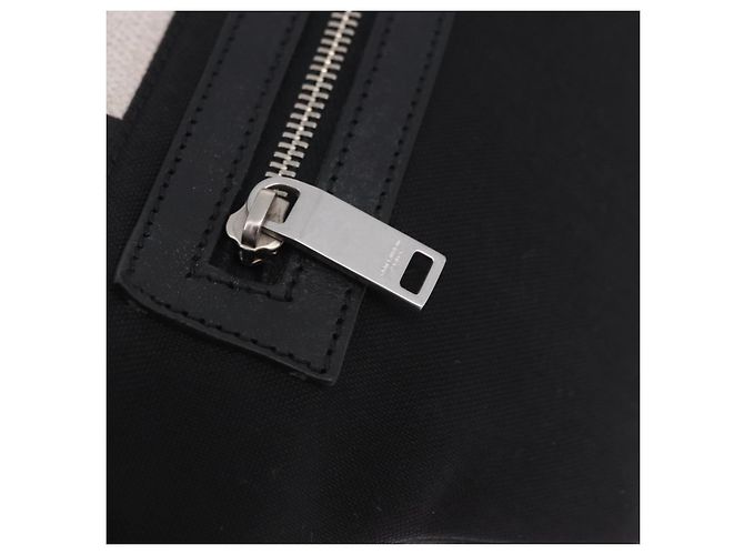 Gürteltasche SAINT LAURENT Beschichtetes Canvas White Black Auth bs36944 Schwarz Weiß - Ansicht 18