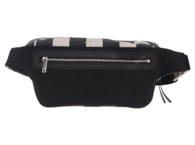 Gürteltasche SAINT LAURENT Beschichtetes Canvas White Black Auth bs36944 Schwarz Weiß - Ansicht 2