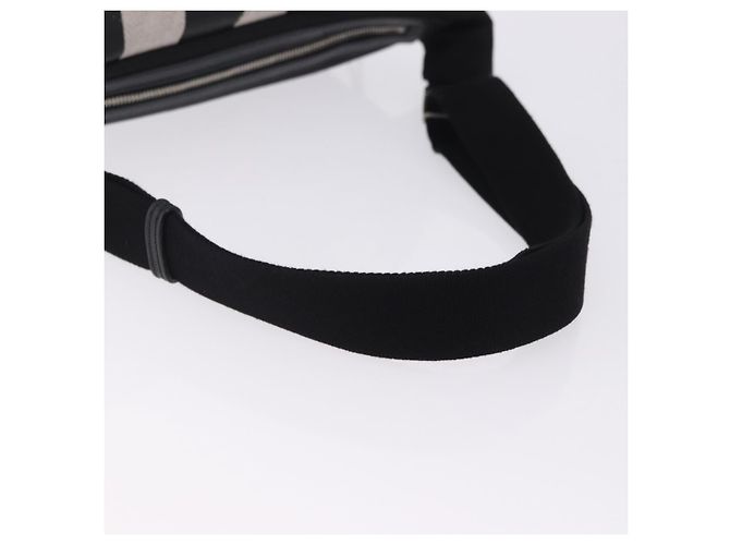 Gürteltasche SAINT LAURENT Beschichtetes Canvas White Black Auth bs36944 Schwarz Weiß - Ansicht 7