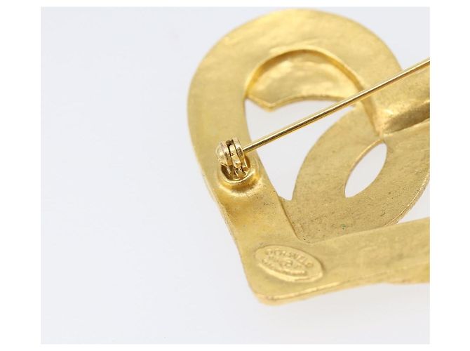 Spilla CHANEL metallo tono oro CC Auth 199959V - vista 6