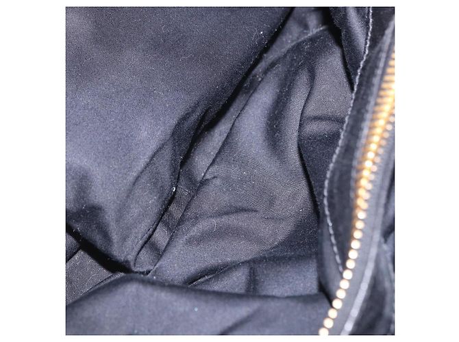 Borsa a mano Miu Miu Vitellolux 2way Black Gold Auth 198533A Nero D'oro - vista 10