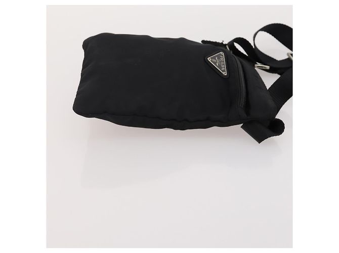 Borsa a tracolla PRADA Nylon 4 Set Brown Black Auth 196164 Marrone Nero - vista 25