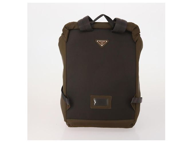Borsa a tracolla PRADA Nylon 4 Set Brown Black Auth 196164 Marrone Nero - vista 3