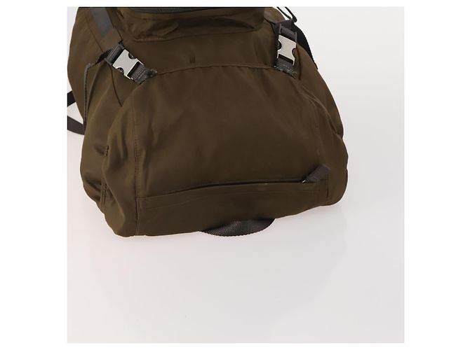 Borsa a tracolla PRADA Nylon 4 Set Brown Black Auth 196164 Marrone Nero - vista 5