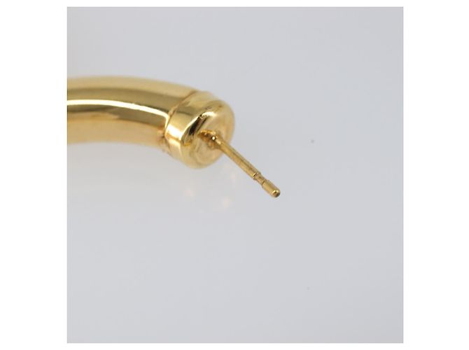 BALENCIAGA Orecchini Heart Pierce Metal Gold Tone Auth bs36916 - vista 15