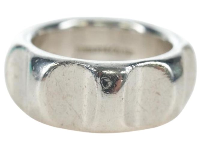 Autre Marque TIFFANY&Co. Coleção Paloma Picasso Anel Grooving Ag925 Silver Auth 200035V Prata - vista 2