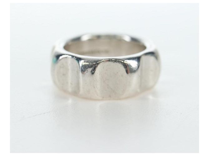 Autre Marque TIFFANY&Co. Coleção Paloma Picasso Anel Grooving Ag925 Silver Auth 200035V Prata - vista 5