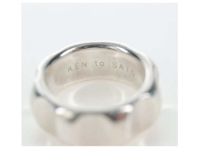 Autre Marque TIFFANY&Co. Coleção Paloma Picasso Anel Grooving Ag925 Silver Auth 200035V Prata - vista 7