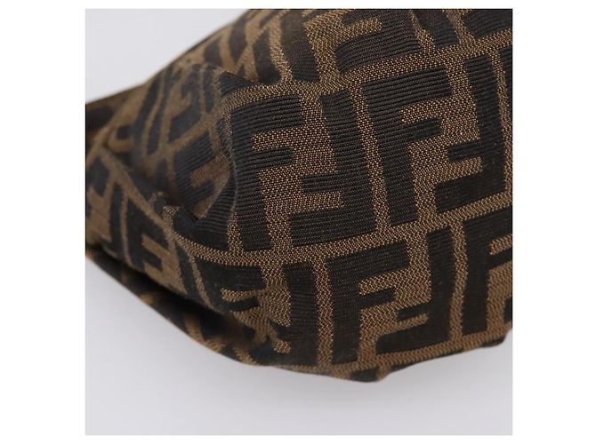 Borsa a mano FENDI Zucca Canvas Marrone Tono Oro 8BK044 Auth 199502V - vista 14