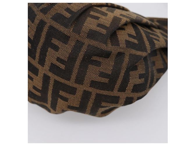 Borsa a mano FENDI Zucca Canvas Marrone Tono Oro 8BK044 Auth 199502V - vista 9