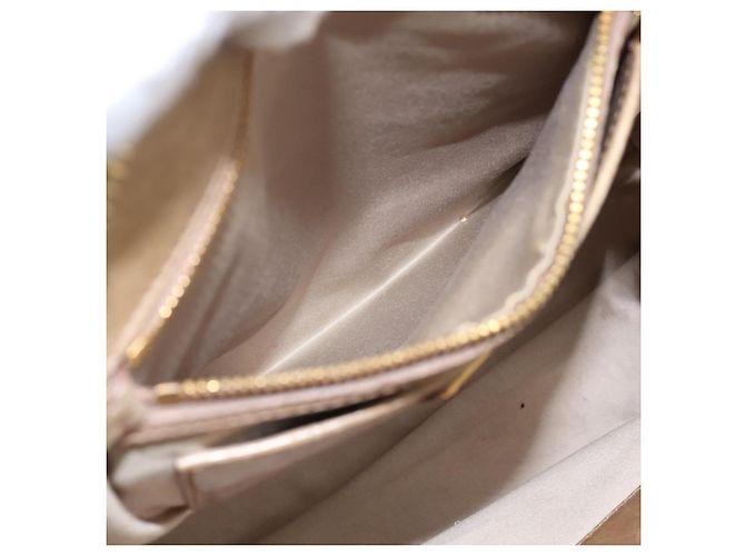 Borsa a mano Miu Miu Matelassé in pelle 2way Beige Tono Oro Auth 200801V - vista 23