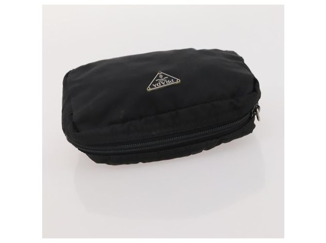 PRADA Set di 2 pochette in nylon Nero Auth 196167 - vista 14