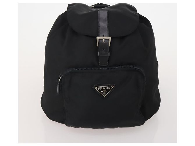 PRADA Set di 2 pochette in nylon Nero Auth 196167 - vista 2