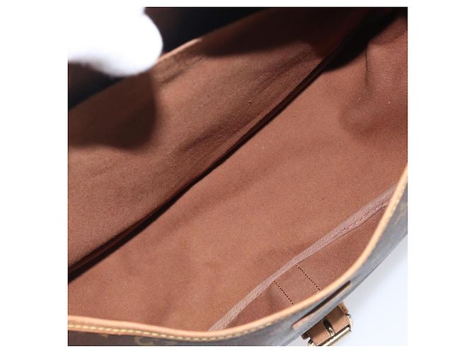 Borsa a tracolla LOUIS VUITTON Monogram Saumur 35 M42254 LV Auth ka6011 Monogramma - vista 11