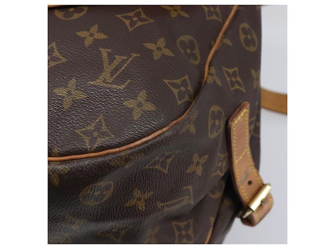 Borsa a tracolla LOUIS VUITTON Monogram Saumur 35 M42254 LV Auth ka6011 Monogramma - vista 14