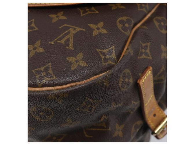 Borsa a tracolla LOUIS VUITTON Monogram Saumur 35 M42254 LV Auth ka6011 Monogramma - vista 16