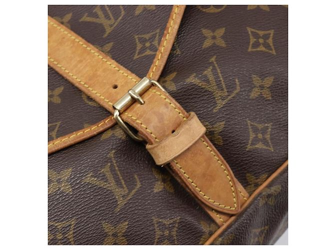 Borsa a tracolla LOUIS VUITTON Monogram Saumur 35 M42254 LV Auth ka6011 Monogramma - vista 24