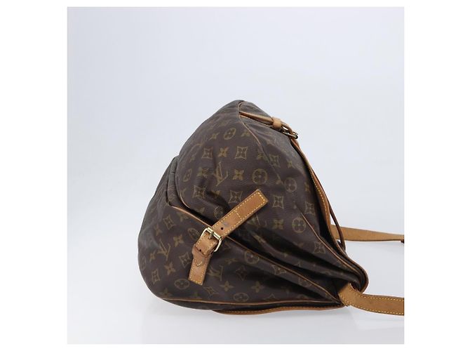 Borsa a tracolla LOUIS VUITTON Monogram Saumur 35 M42254 LV Auth ka6011 Monogramma - vista 3