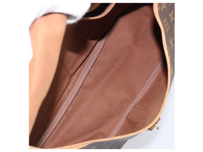 Borsa a tracolla LOUIS VUITTON Monogram Saumur 35 M42254 LV Auth ka6011 Monogramma - vista 32